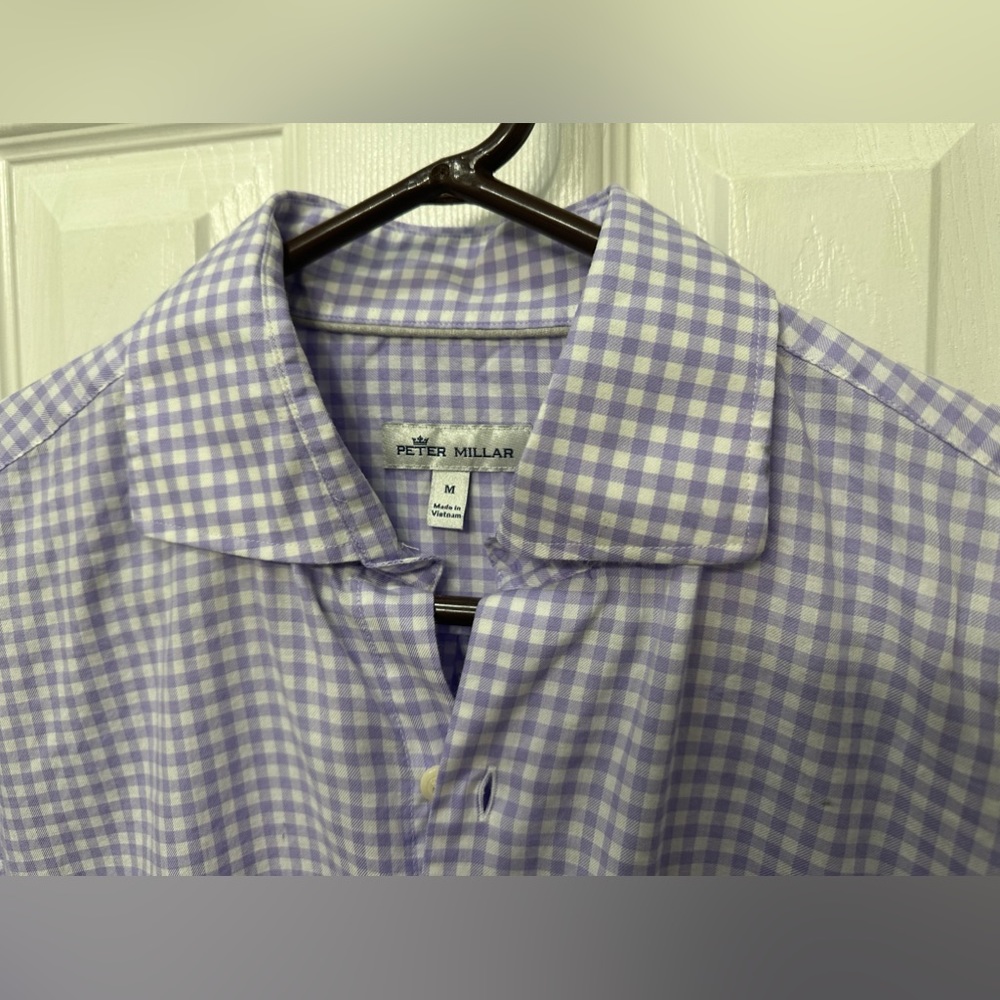 Peter Millar cotton button up. Size Medium.
